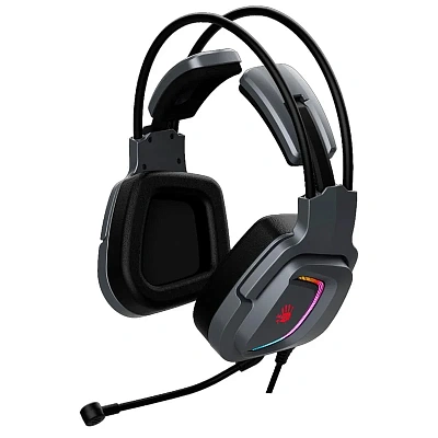 Гарнитура A4Tech Bloody G575, 2m, USB, LED, Grey (G575/GREY)