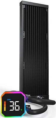 Водяное охлаждение для CPU Montech HyperFlow Digital 360, Black (HyperFlow Digital 360 (B))