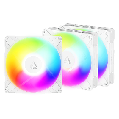 Кулер для корпуса ARCTIC P14 Pro Reverse ARGB 3 Pack, White (ACFAN00328A)