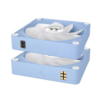 Кулер для компьютерного корпуса Thermaltake CT120 ARGB Sync PC Cooling Fan Hydrangea Blue 3 pack (CL-F198-PL12BU-A)