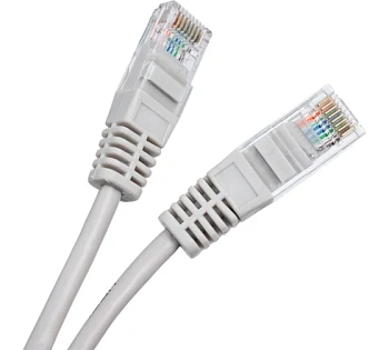 Патч-корд UTP, Кат.5е, 5м, NETLAN, 4 пары, серый, упак. 10шт (EC-PC4UD55B-BC-PVC-050-GY)