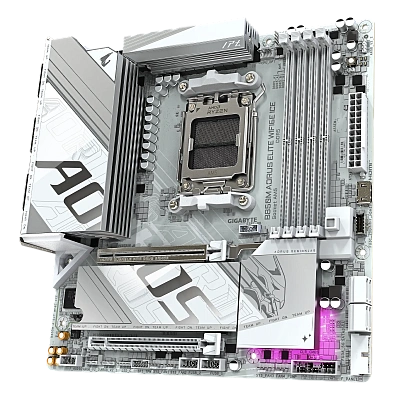 Материнская плата Gigabyte B850M AORUS ELITE WIFI6E ICE  (B850M A ELT WF6E ICE)