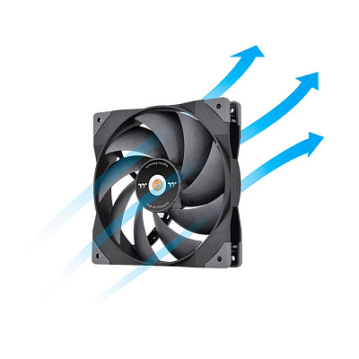 Кулер для компьютерного корпуса Thermaltake SWAFAN GT14 PC Cooling Fan TT Premium Edition (CL-F157-PL14BL-A)