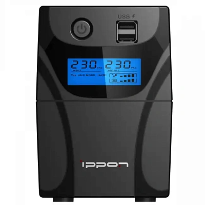 Источник бесперебойного питания Ippon Back Power Pro II 800, 800VA, 480W (BACK POWER PRO II 800)