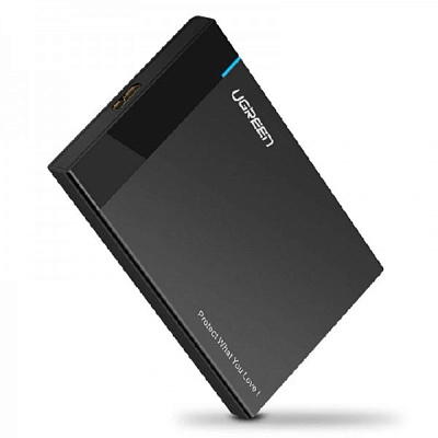 Корпус для Жесткого Диска UGREEN 2.5 Inch Hard Drive Box with Micro-B to USB-A 3.0 Cable, 30848 (30848)