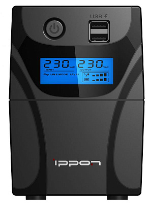 Источник бесперебойного питания Ippon Back Power Pro II Euro 650 (BACK POWER PRO II EURO 650)