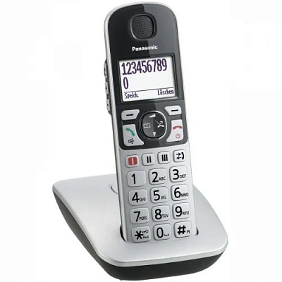 Радиотелефон PANASONIC KX-TGE510 (RUS) Серебристый (KX-TGE510RUS)