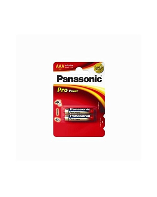 Батарейка щелочная PANASONIC Pro Power AAA/2B (LR03XEG/2BP)
