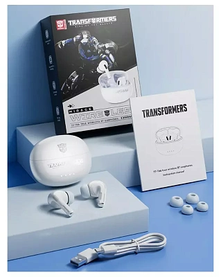 Наушники беспроводные TWS Transformers TF-T66, White (TF-T66_White)
