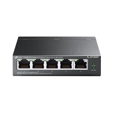 Коммутатор TP-Link TL-SF1005P (TL-SF1005P(UN) V2.0/TL-SF1005P(UN) V4.0)