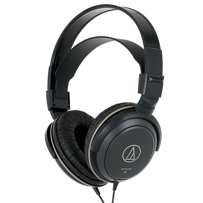  Наушники Audio-Technica черный (ATH-AVC200)