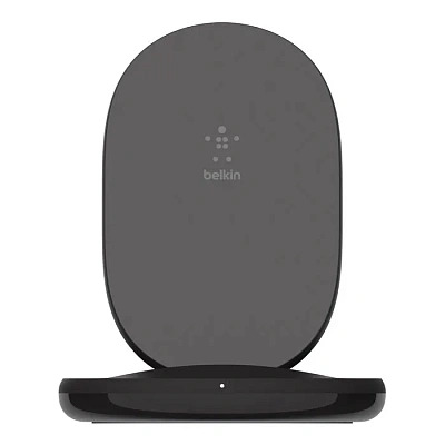 Беспроводная зарядка Belkin BOOST CHARGE Charging Stand 15W PSU, Black (WIB002VFBK)