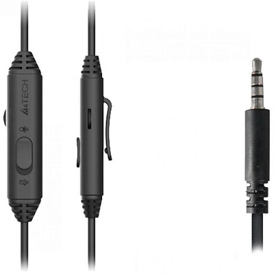 Гарнитура A4Tech Fstyler FH100i 1.8m, Stone Black (FH100I STONE BLACK)
