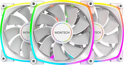 Вентилятор для корпуса Montech RX120 3 in 1 Pack, Белый (RX120 3 in 1 Pack (W))