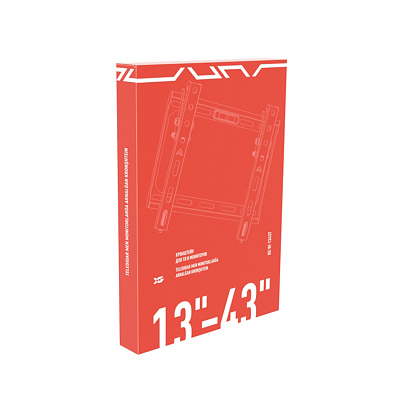 Кронштейн XG W-1343T для ТВ и мониторов 13"-43" (W-1343T)