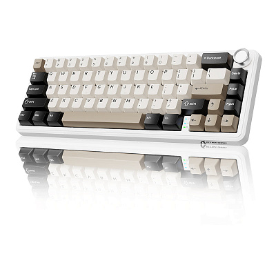 Клавиатура Attack Shark X66 - Cheese White (X66 Cheese White)