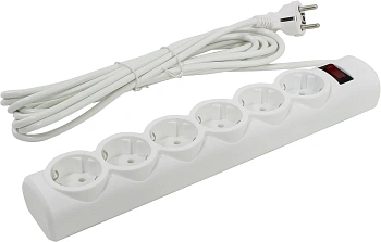 Сетевой фильтр Defender DFS 155 Белый 6 розеток, 5 м (защита от ВЧ и импульсных помех) (99493) Сетевой фильтр Defender DFS 155 Белый 6 розеток, 5 м (защита от ВЧ и импульсных помех) (99493)