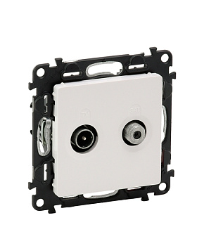 Legrand 753458 VLN-l БЕЛ Роз TV-SAT звезда 2к (753458)