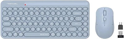 Клавиатура+мышь беспроводная A4tech Fstyler FG3200 Air 2 Blue (FG3200 Air 2 Blue)