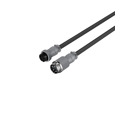 Кабель для механической клавиатуры HyperX USB-C Coiled 6J678AA серый (6J678AA)