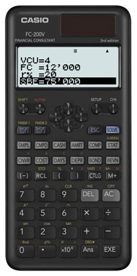 Калькулятор финансовый CASIO FC-200V-2-W-ET (FC-200V-2-W-ET)
