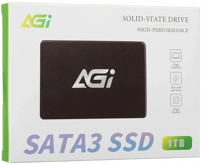 Твердотельный накопитель SSD AGI AI178 1TB, 2.5", SATA III (AGI1T0G17AI178-CB)