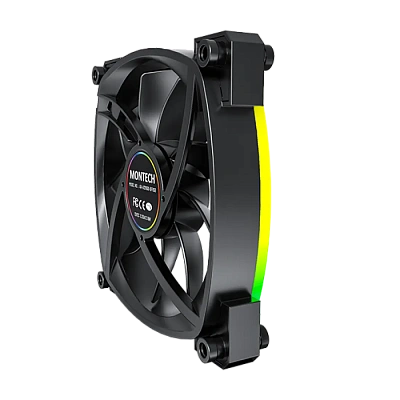 Вентилятор для корпуса Montech AX120 PWM, Черный (AX120 PWM (B))