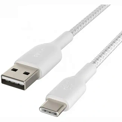 Кабель интерфейсный Belkin BOOST CHARGE™ USB-A to USB-C 2м (CAB002bt2MWH_ (CAB002bt2MWH)