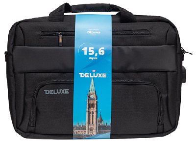 Сумка для ноутбука 15.6" Deluxe Ottawa (A7919), Black, полиэстер (OTTAWA (A7919))