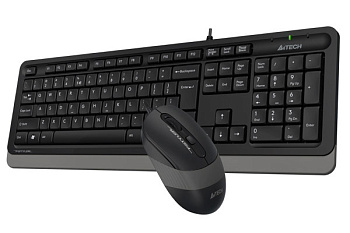 Клавиатура+мышь A4tech Fstyler F1010-GREY Fstyler USB (F1010-GREY Fstyler)