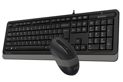 Клавиатура+мышь A4tech Fstyler F1010-GREY Fstyler USB (F1010-GREY Fstyler)
