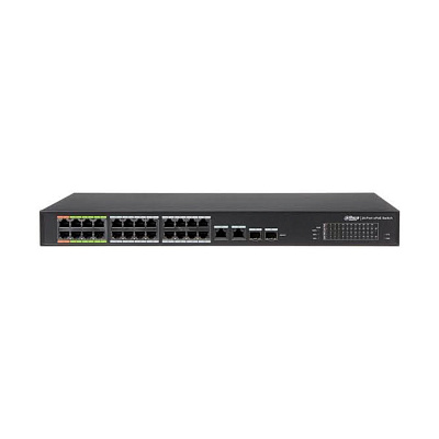 Dahua 24 портовый ePoE коммутатор, управляемый (DH-LR2226-24ET-360)
