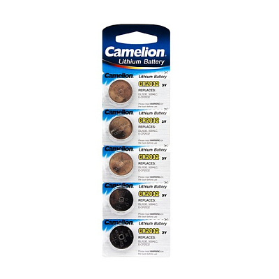 Батарейка CAMELION Lithium CR2032-BP5 5 шт. в блистере (CR2032-BP5)