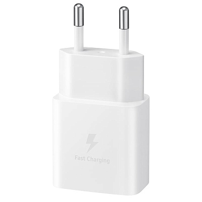 Сетевое зарядное устройство Samsung 25W Power Adapter, USB Type-C (EP-T2510NWEGRU), white
