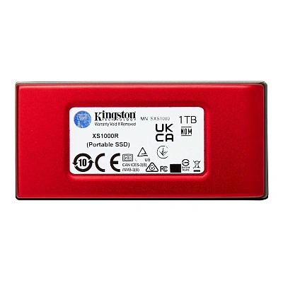 Внешний SSD диск 1Tb, Kingston SXS1000R/1000G, USB-A 3.2 Gen2, Red, 1050R/1000W (SXS1000R/1000G)