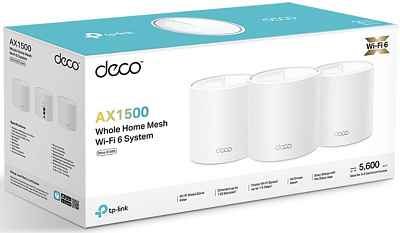 Домашняя Mesh-система Wi-Fi 6 TP-Link Deco X1500(3-pack) (Deco X1500(3-pack))