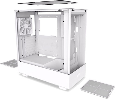 Компьютерный корпус NZXT H5 Flow White (CC-H51FW-01)