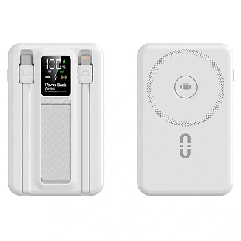 Портативный внешний аккумулятор Power Bank ARG 10000mAh White Wireless ARGW41 (ARGW41) ( ARGW41)