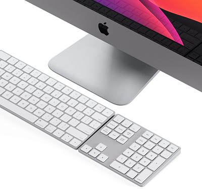 Числовой блок Satechi Aluminum Extended Keypad, Silver (ST-XLABKS)