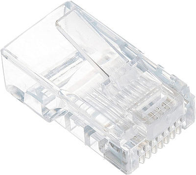 Коннектор RJ-45 Cablexpert LC-PTU-01/10, Cat.5, UTP, (в пакете 10 штук) (LC-PTU-01/10)