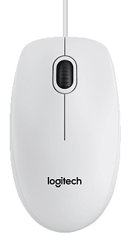 Компьютерная мышь   Logitech B100 White (910-003360)