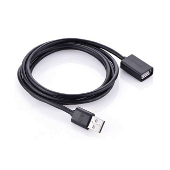 Кабель UGREEN USB(m) - USB(f) удлинитель USB 2.0,  0.5m US103 (10313)