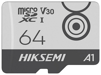 Карта памяти microSDXC  64GB, Hiksemi CITY GO Hikvision, V30 (HS-TF-M1/64G)