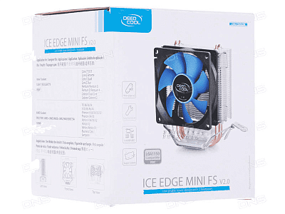 Кулер для CPU, Deepcool, ICE EDGE MINI FS v2.0 DP-MCH2-IEMV2, Intel 1156/1155/1151/1150/775и AMD AM4 (DP-MCH2-IEMV2)