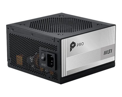 Блок питания MSI 1000W, PRO A1000PL PCIE5, ATX, 80+ PLATINUM Черный (PRO A1000PL PCIE5)