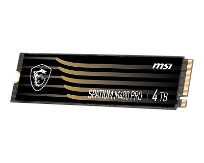 Твердотельный накопитель SSD MSI Spatium M480 PRO 4TB (S78-440R050-P83)