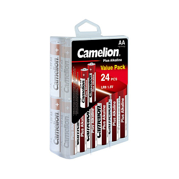 Батарейка CAMELION Plus Alkaline LR6-PBH24 24 шт. в упак. (LR6-PBH24)