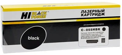 Картридж Hi-Black Canon i-Sensys  без чипа (HB-055H BK)