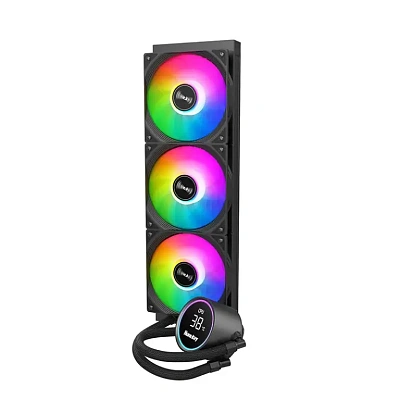 Кулер с водяным охлаждением Huntkey GX360R Blaktip Shark (710-434360A4R6)