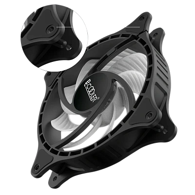 Вентилятор для корпуса PCCooler FX 120 ARGB BK Black (FX 120 ARGB BK)
